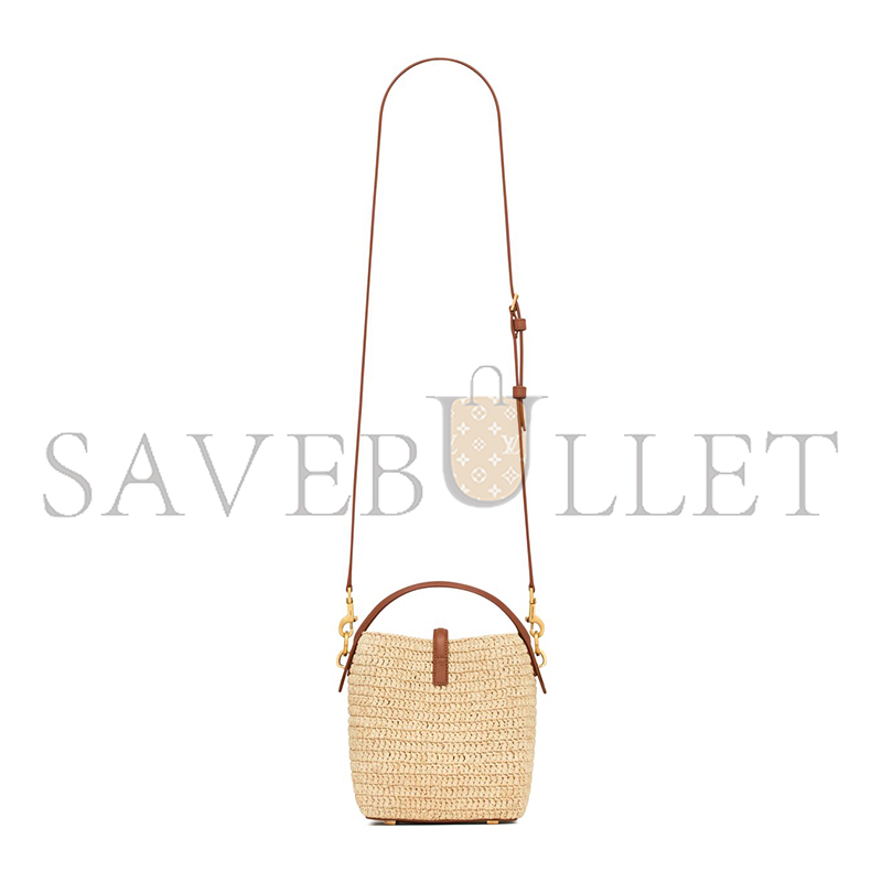 YSL LE 37 MINI IN RAFFIA 765870GAAFC2080 (15*13*6cm)